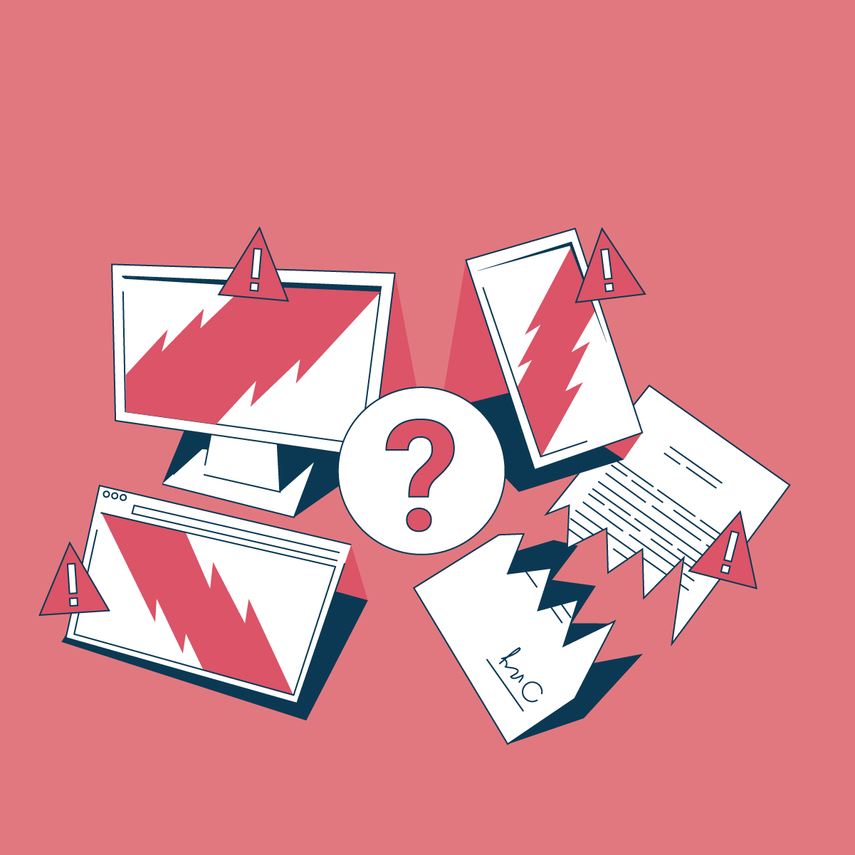 Abstract Cyber Security Video Illustrations